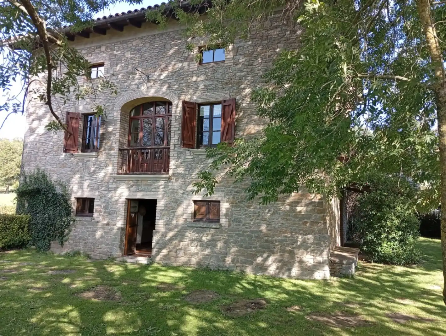 Vista exterior de Finca rústica en venta en Rupit i Pruit con Jardín privado