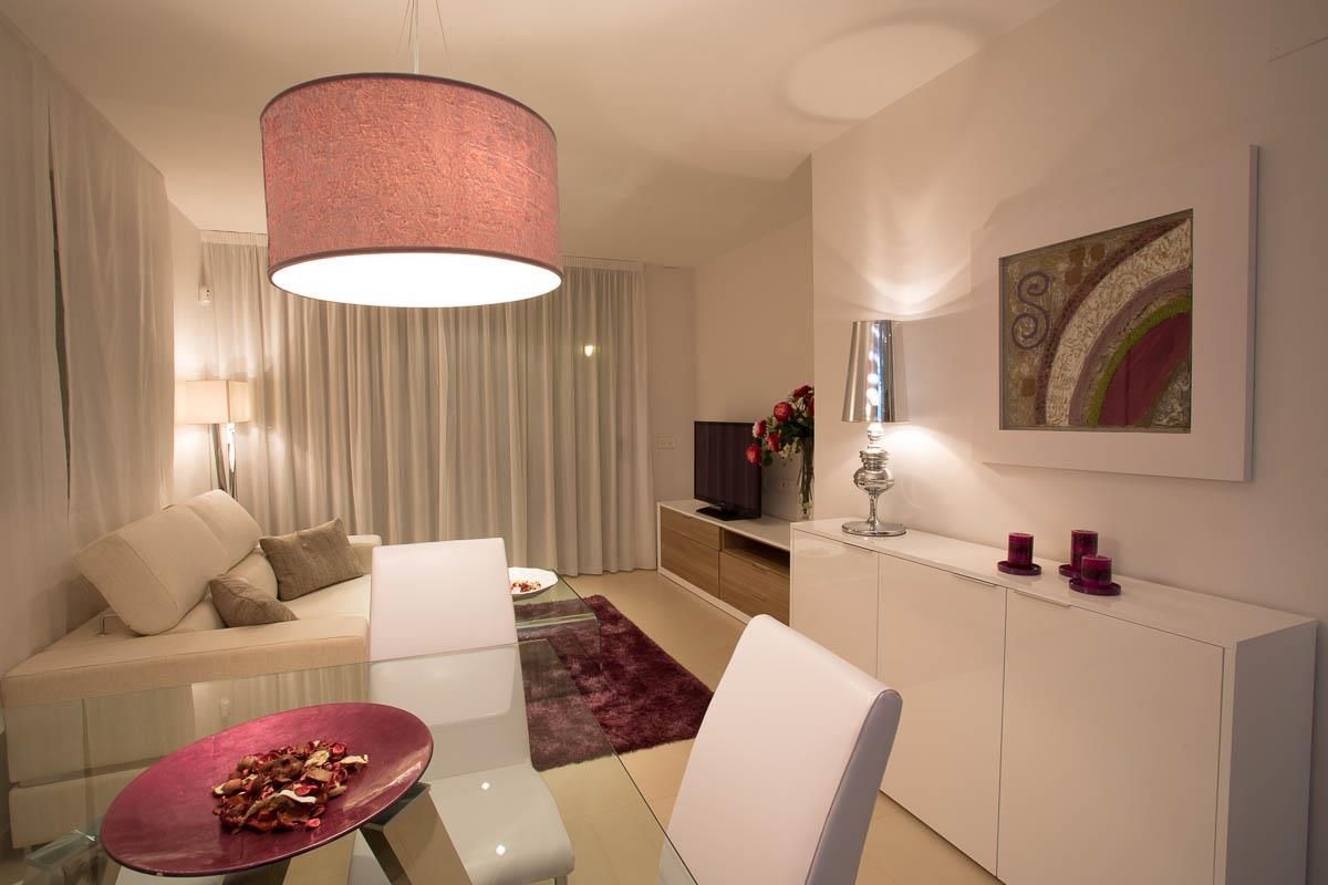 Living room of Single-family semi-detached for sale in Cartagena  with Private garden, Terrace and Community pool