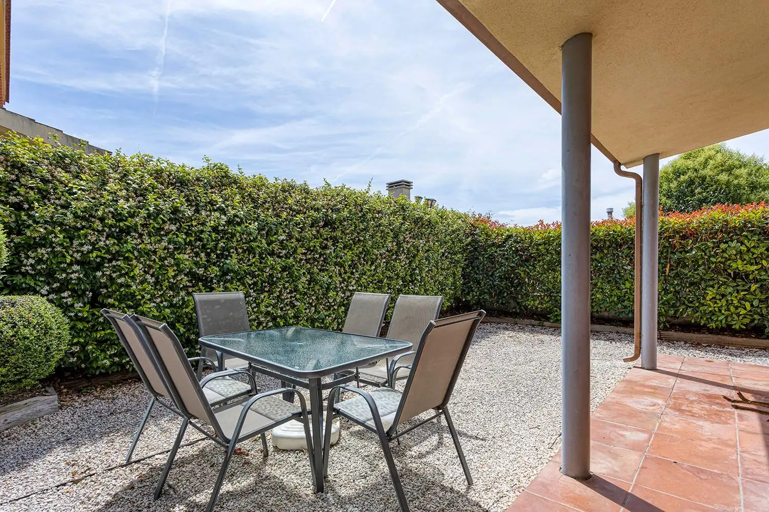 Terrace of Detached homes for sale in La Torre de Claramunt  with Air Conditioner, Heating and Private garden