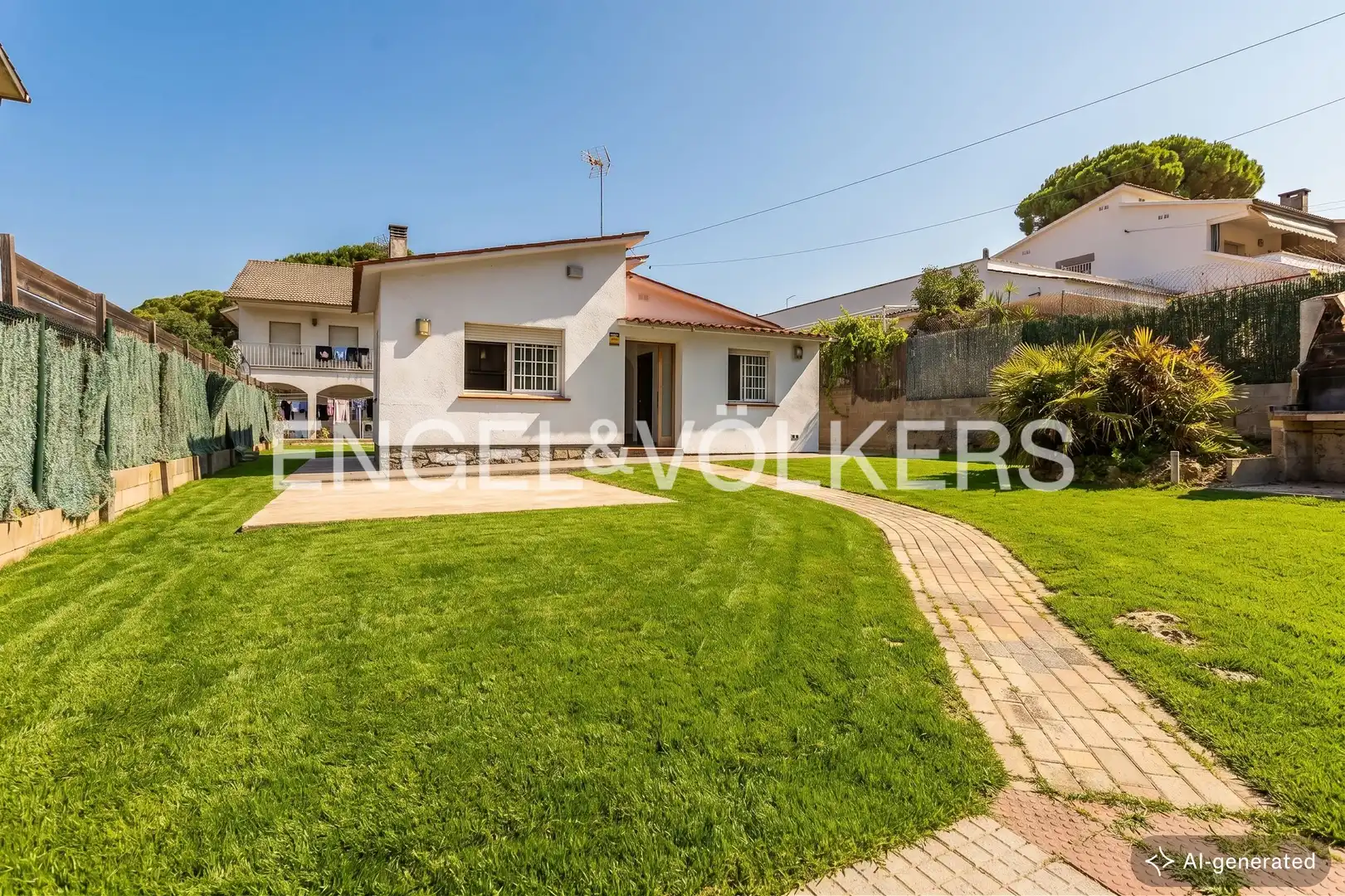 Vista exterior de Casa o chalet en venta en Llinars del Vallès con Calefacción y Jardín privado