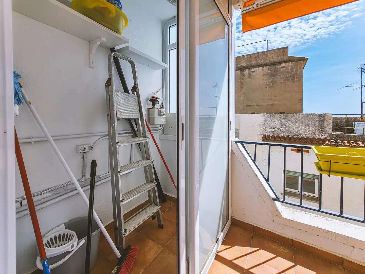 Terrasse von Wohnung zum Verkauf in Sant Pol de Mar mit Klimaanlage, Heizung und Parkett