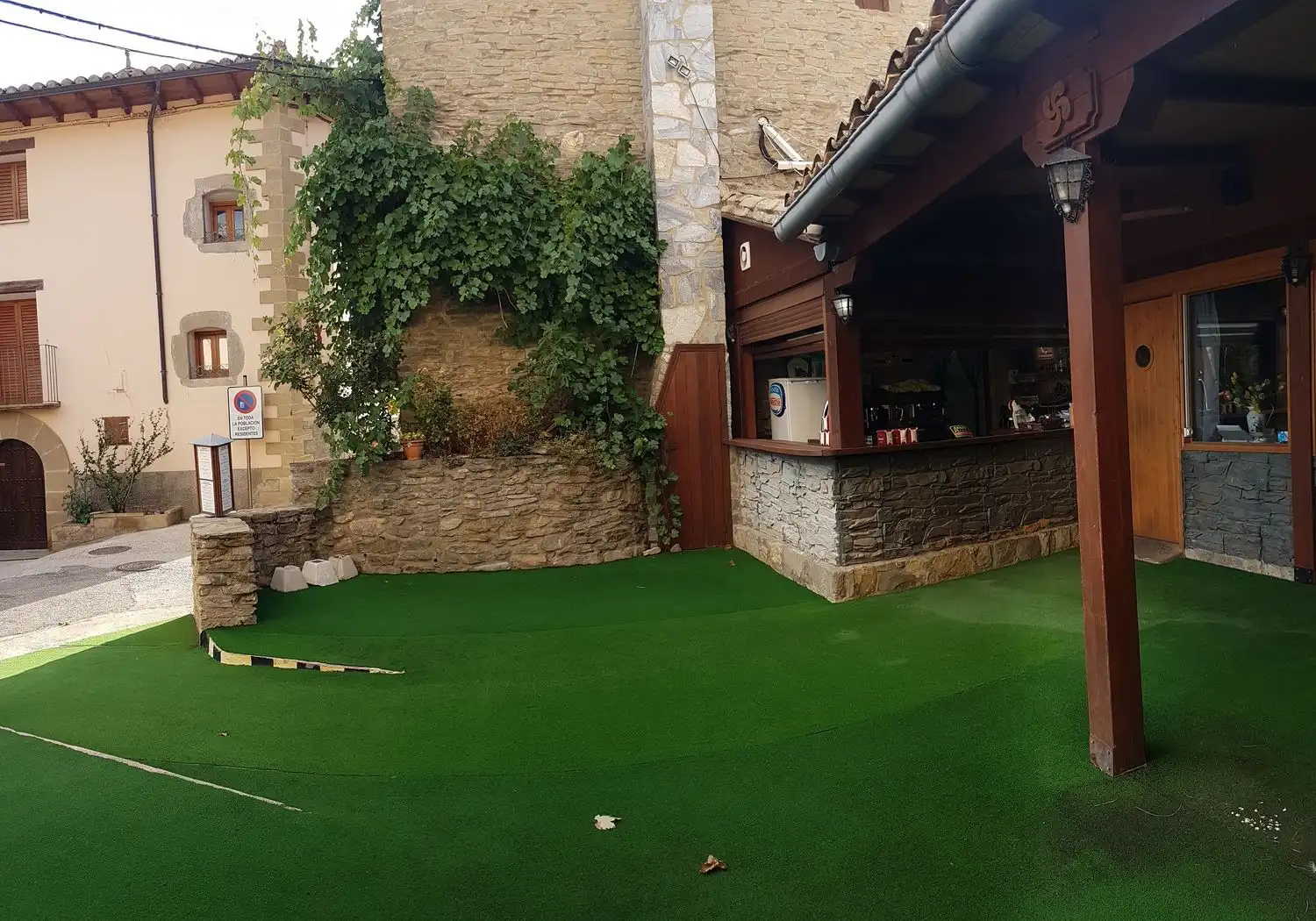 Terrasse von Geschaftsraum zum Verkauf in Alquézar