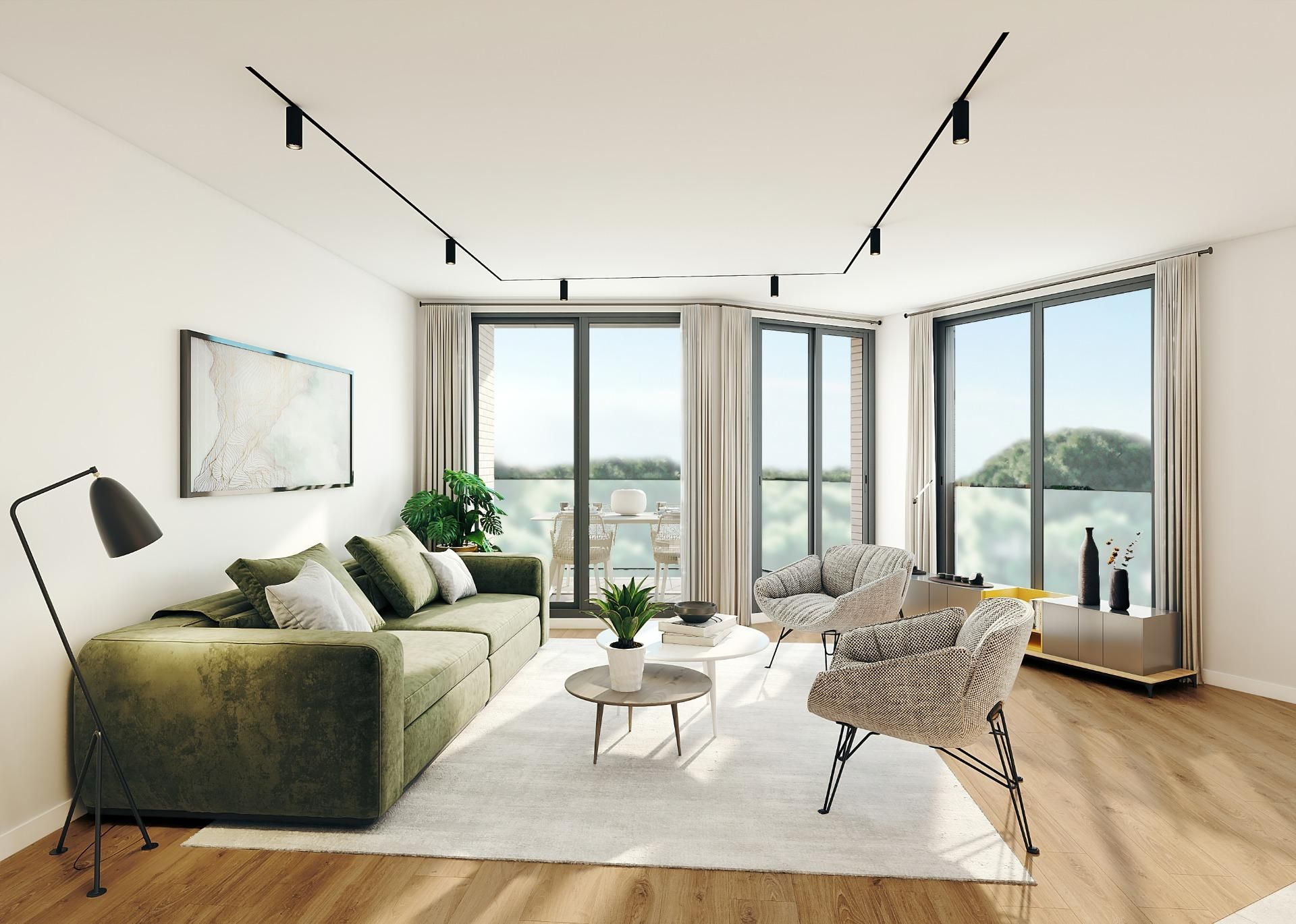 Living room of Flat for sale in Molins de Rei  with Air Conditioner, Heating and Terrace