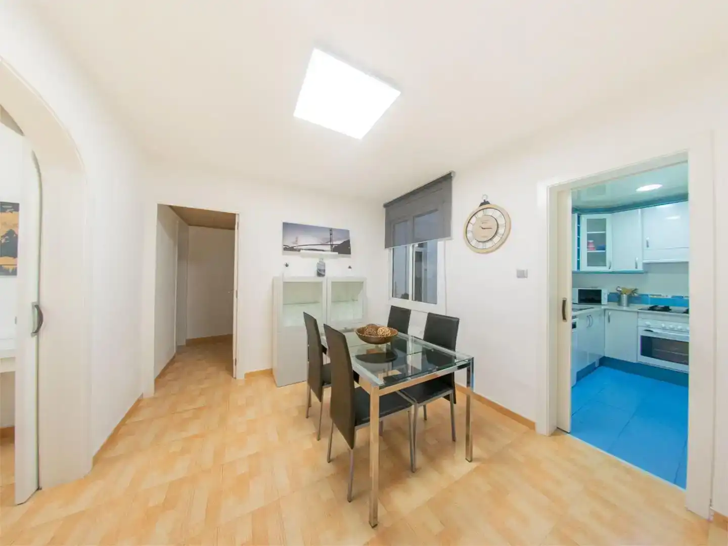 Esszimmer von Wohnung zur Miete in Cornellà de Llobregat mit Klimaanlage und Möbliert