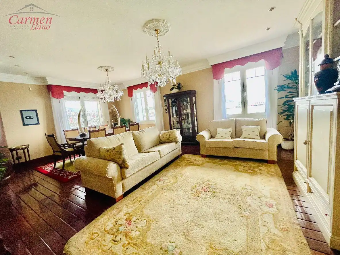 Sala de estar de Dúplex en venta en Getxo  con Calefacción, Terraza y Trastero