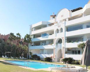 Exterior view of Flat for sale in Marbella  with Private garden, Storage room and Swimming Pool