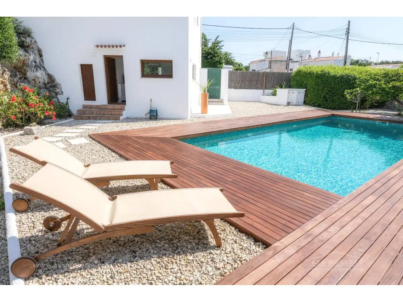 Piscina de Casa o chalet en venta en Es Castell con Calefacción, Jardín privado y Terraza