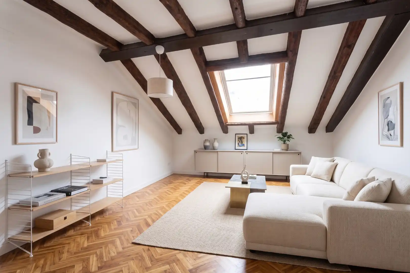 Sala d'estar de Dúplex en venda en Madrid amb Aire condicionat, Calefacció i Forn