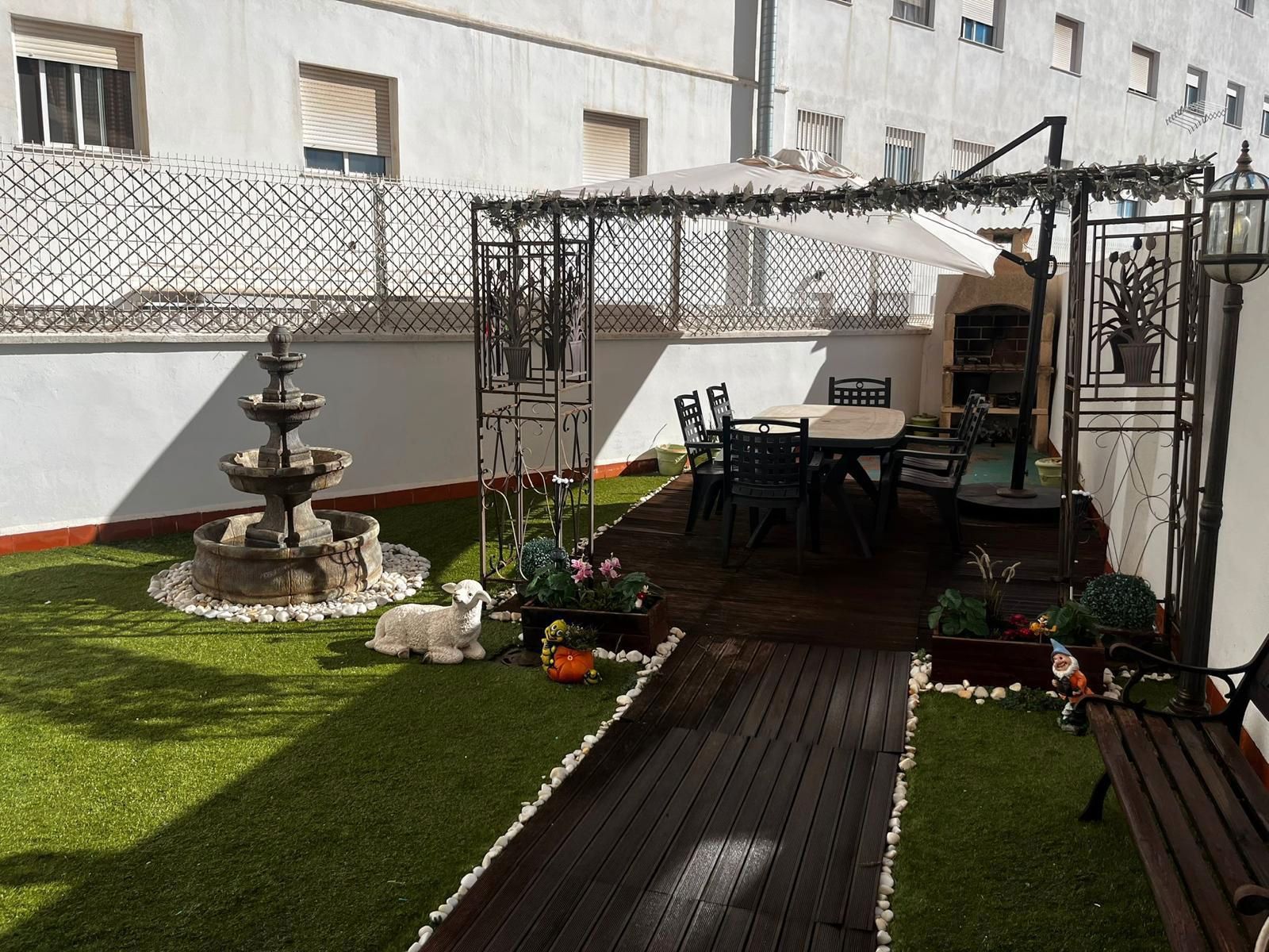 Terrace of Flat for sale in Sueca  with Air Conditioner, Private garden and Terrace