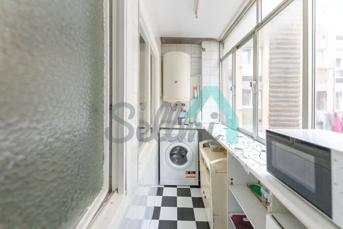 Küche von Wohnung zur Miete in Gijón  mit Heizung, Terrasse und Möbliert