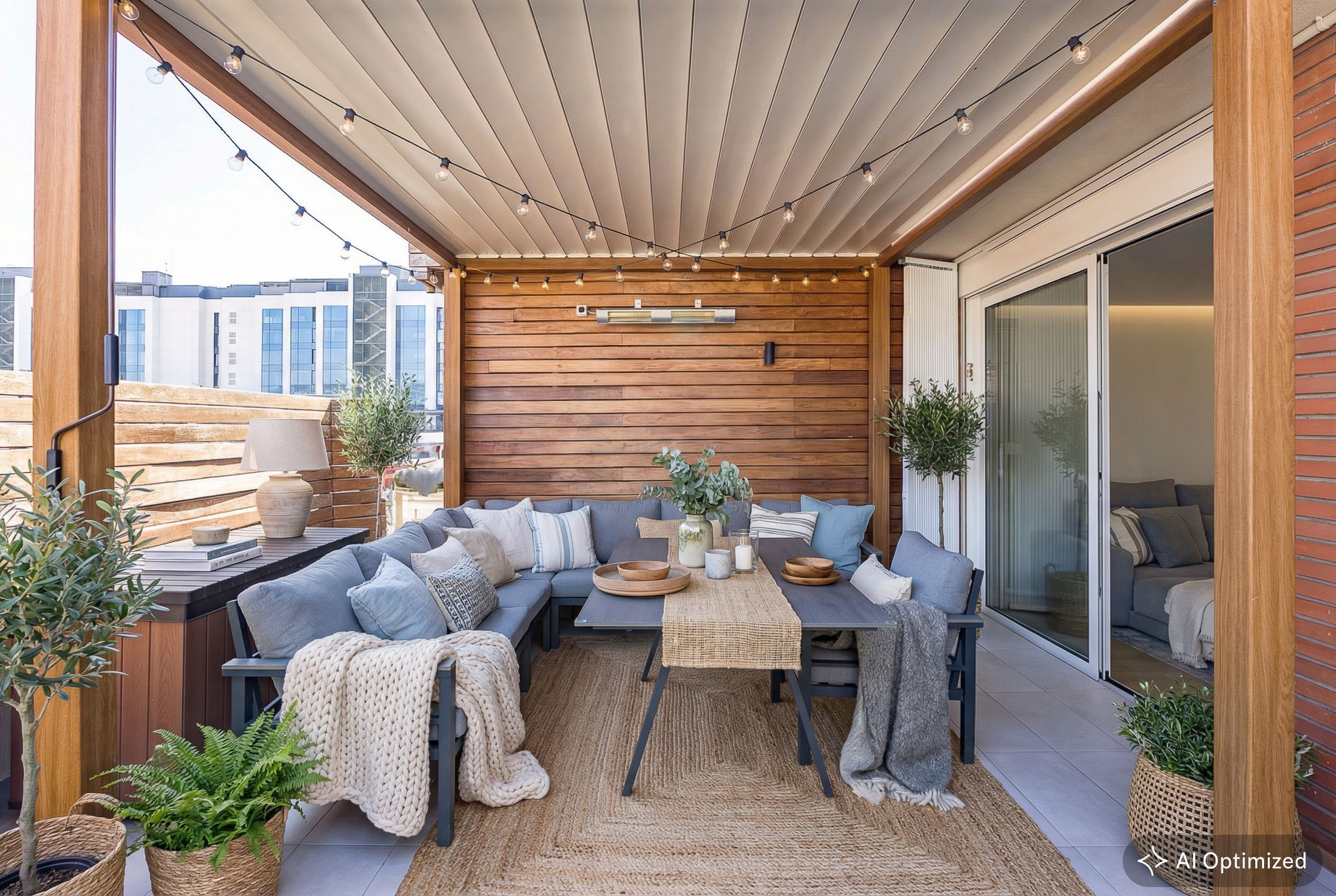 Terraza de Ático en venta en  Barcelona Capital con Aire acondicionado, Calefacción y Jardín privado