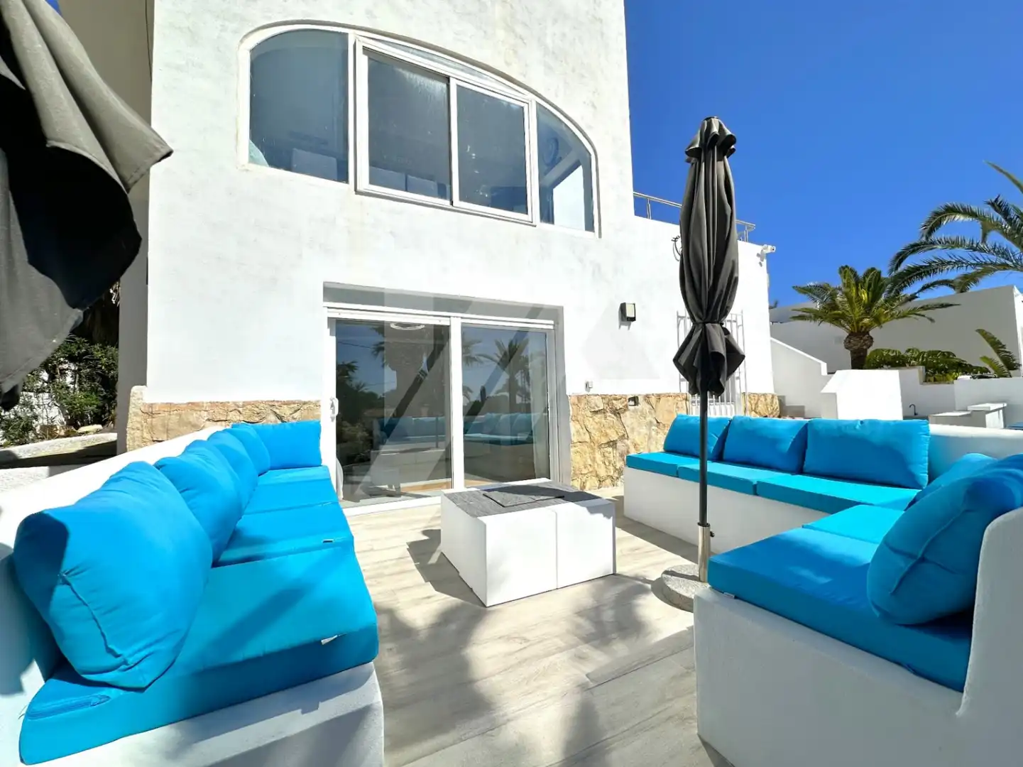 Terrassa de Casa o xalet en venda en Moraira amb Aire condicionat, Calefacció i Jardí privat