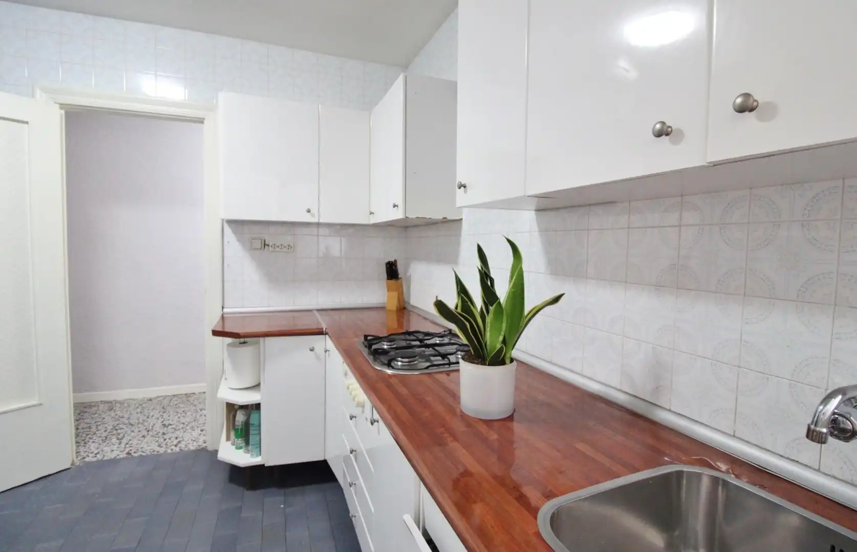 Cocina de Piso en venta en Alicante / Alacant con Aire acondicionado, Calefacción y Terraza