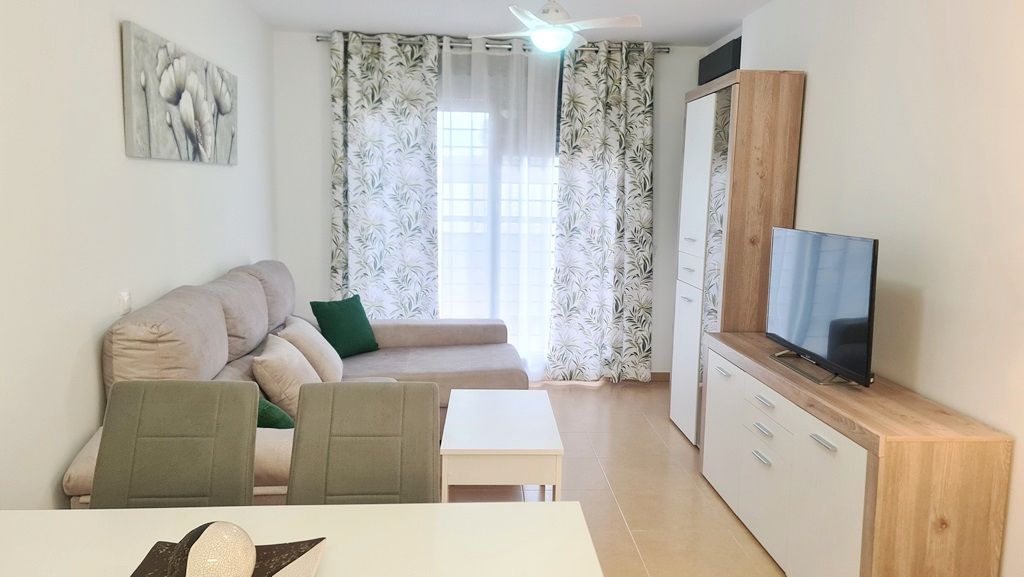 Living room of Apartment to rent in Garrucha  with Air Conditioner, Heating and Terrace