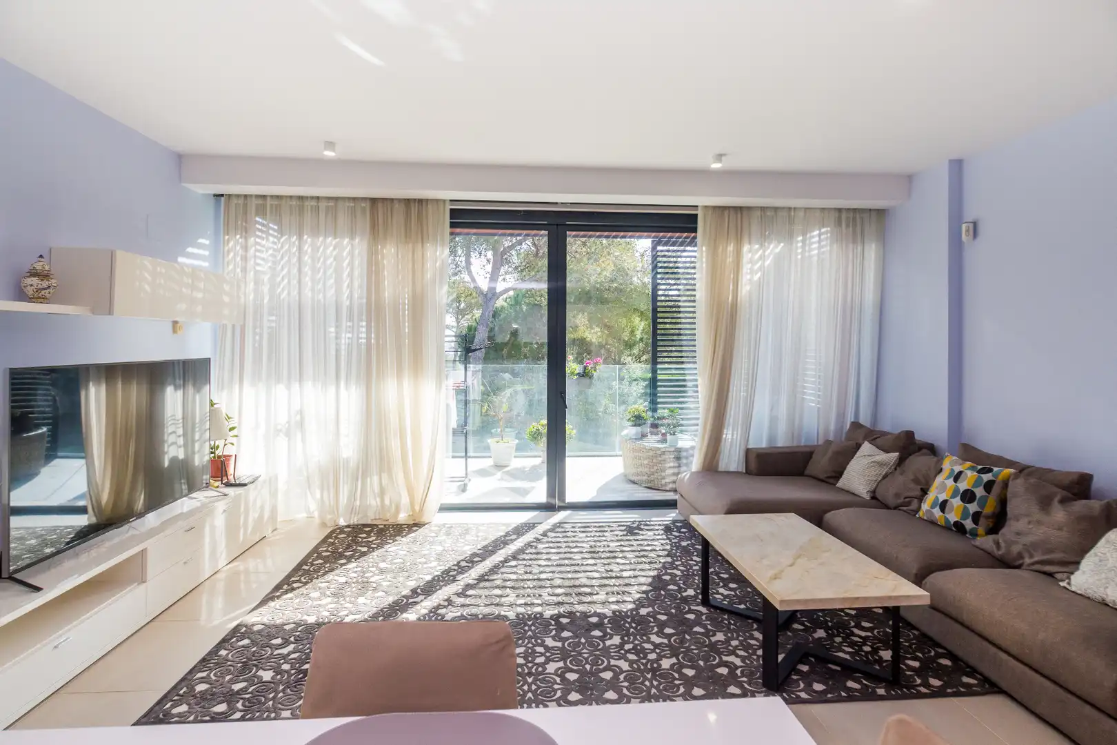 Living room of Flat for sale in Castell d'Aro, Platja d'Aro i s'Agaró  with Air Conditioner, Heating and Terrace