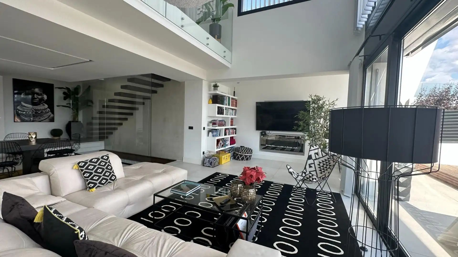 Sala de estar de Casa o chalet en venta en Golmayo con Aire acondicionado, Jardín privado y Terraza