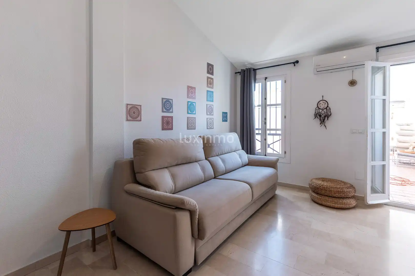 Sala de estar de Finca rústica en venta en Finestrat con Aire acondicionado, Terraza y Trastero