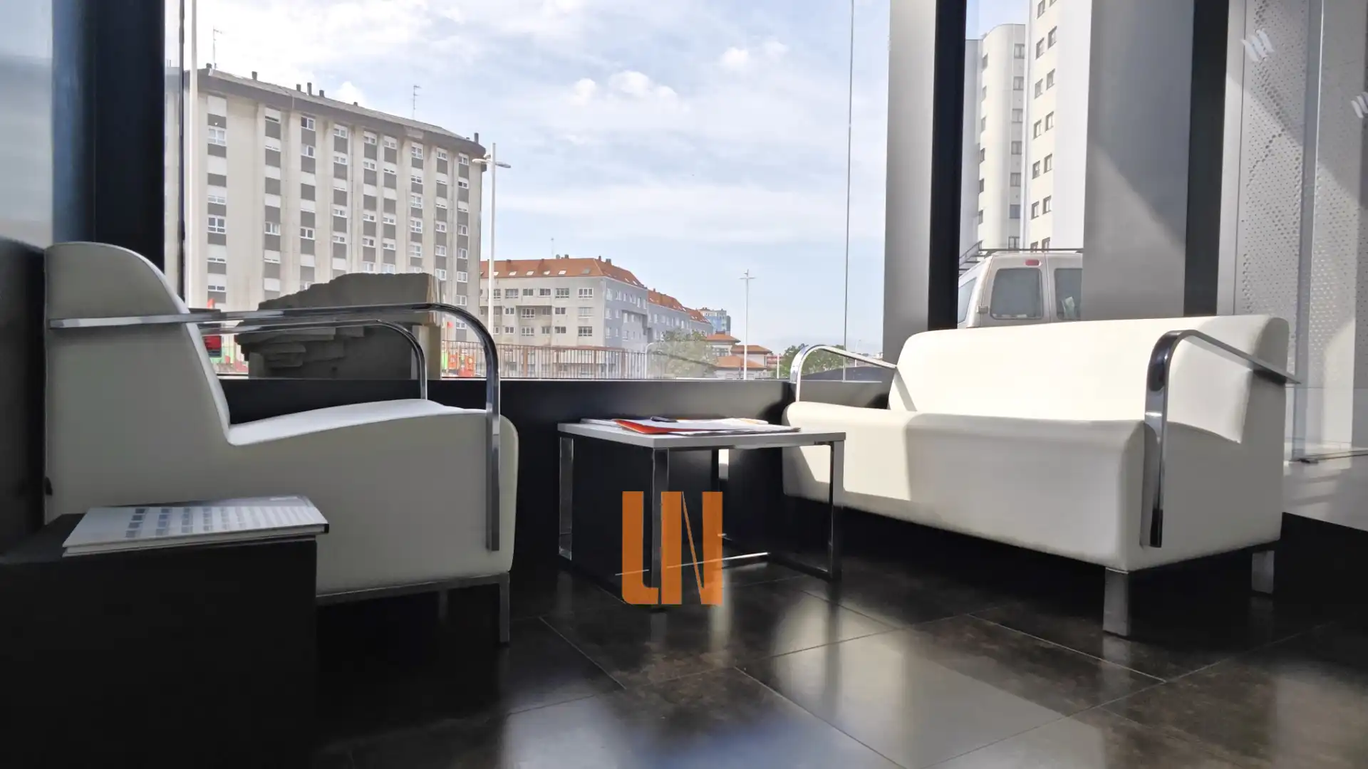 Terrace of Office for rent in Culleredo  with Air Conditioner, Heating and Furnished