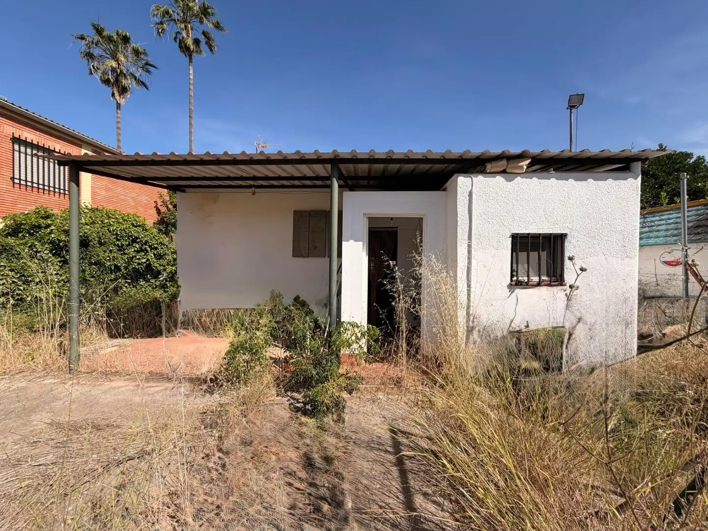 Vista exterior de Casa o chalet en venta en Puebla de la Calzada con Jardín privado y Piscina