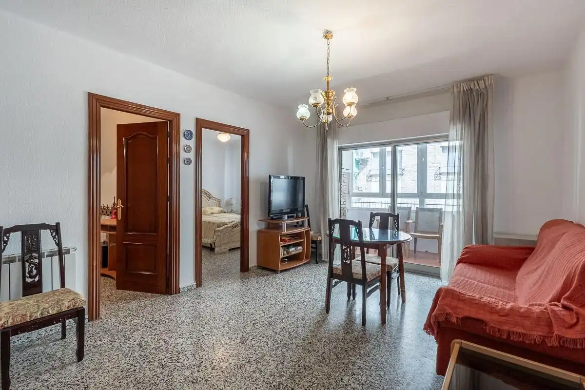 Living room of Flat for sale in  Granada Capital  with Terrace