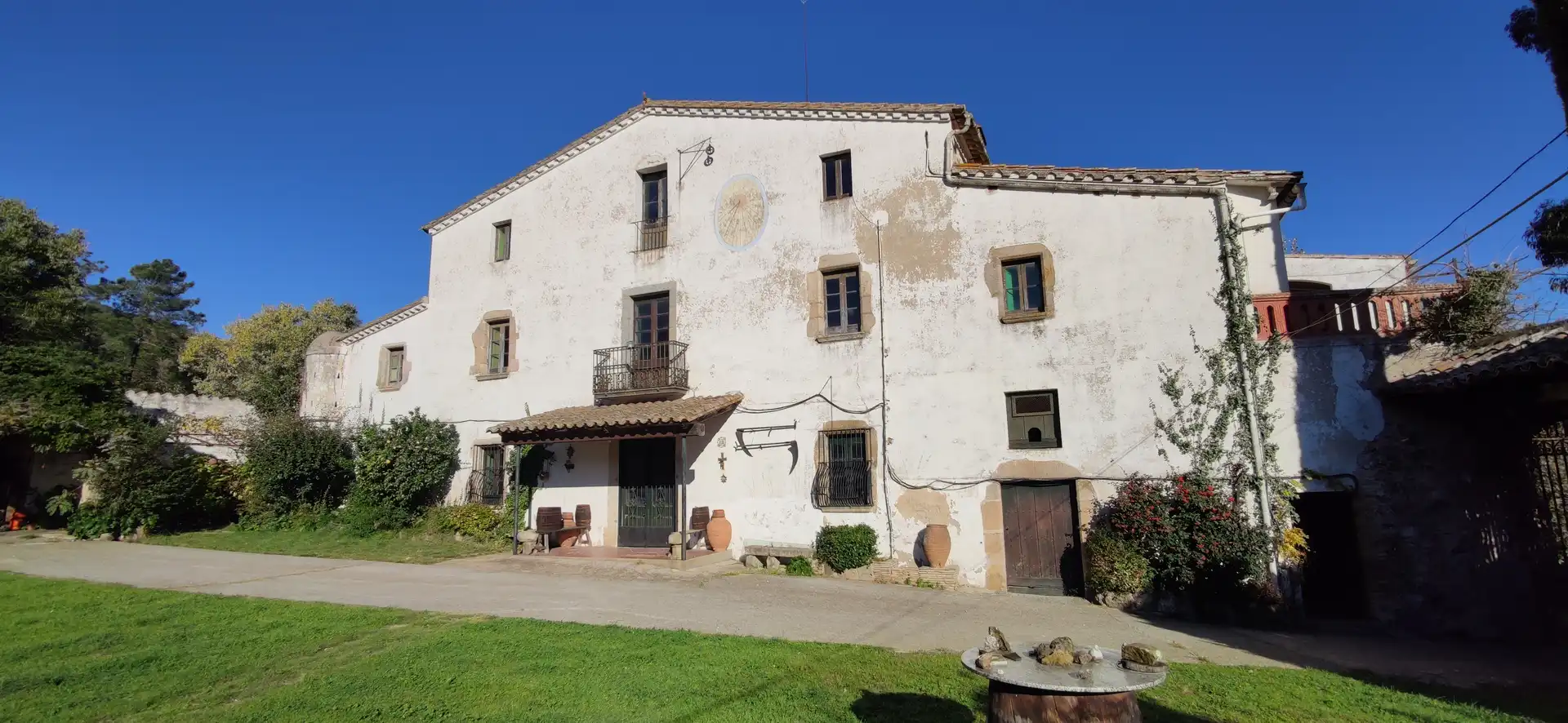 Vista exterior de Finca rústica en venta en Cassà de la Selva con Jardín privado y Piscina