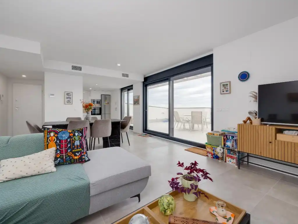 Living room of Attic for sale in Orihuela  with Private garden, Terrace and Furnished