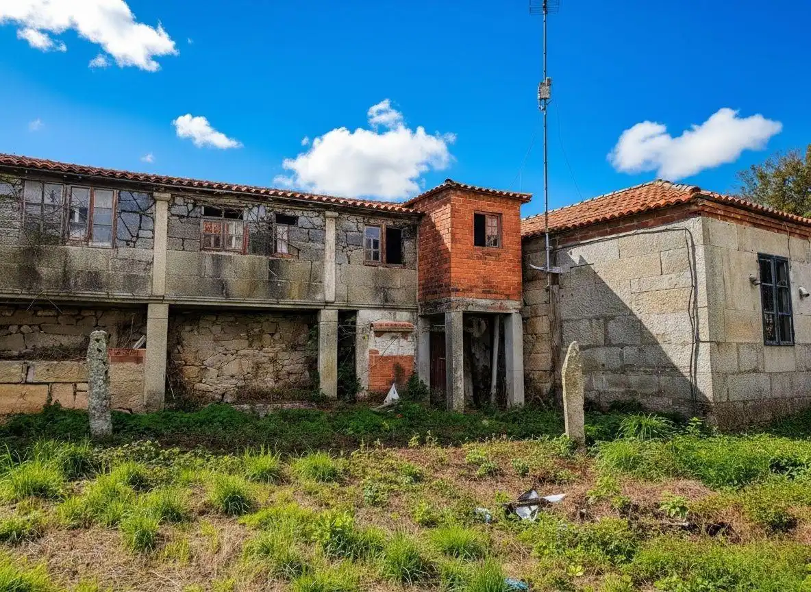 Vista exterior de Casa o chalet en venta en Rodeiro con Jardín privado y Amueblado
