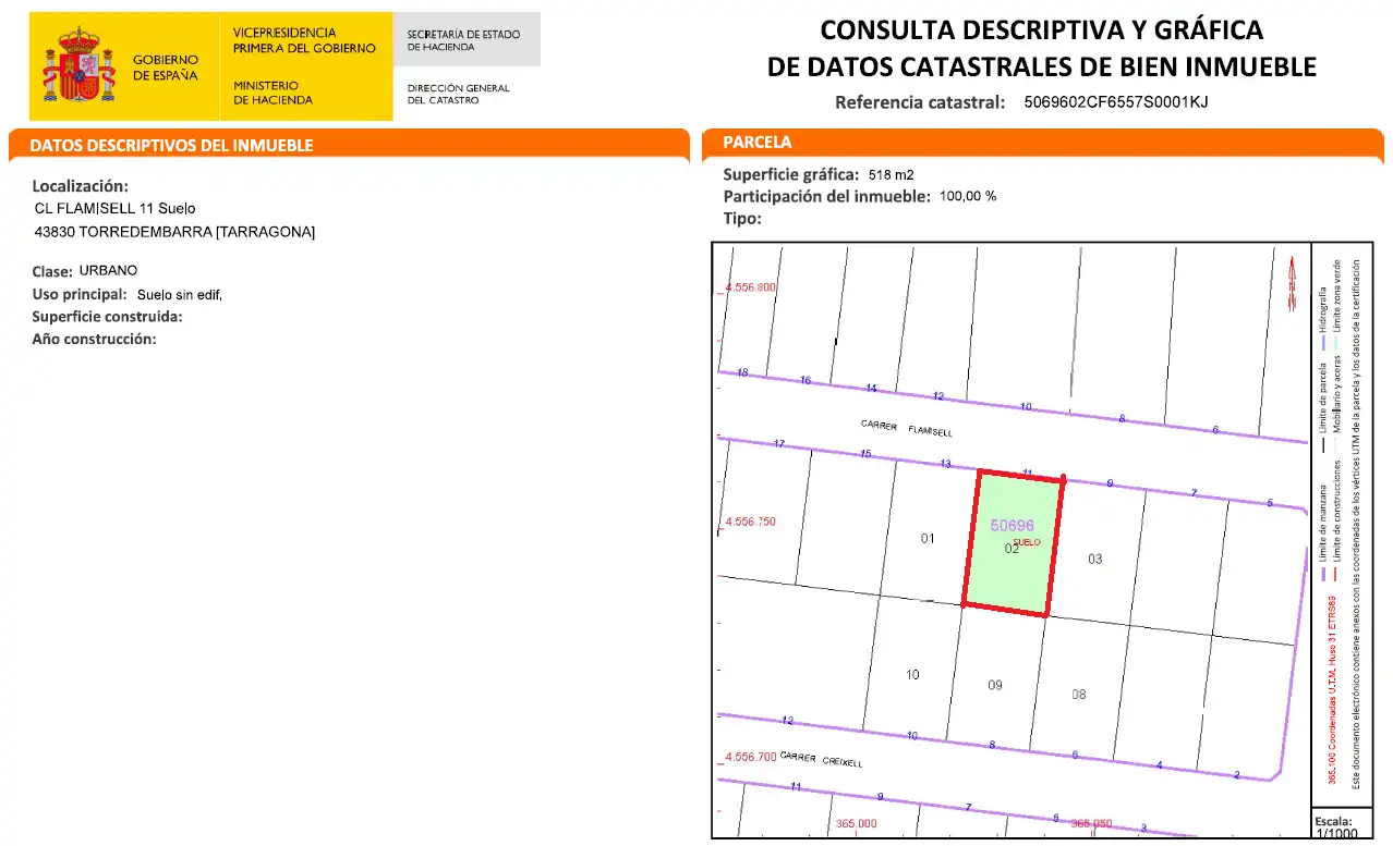 Terreny industrial en venda en Torredembarra