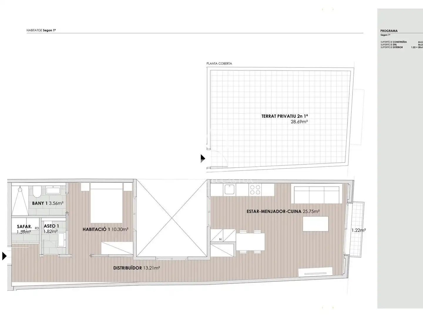 Penthouse with terrace for sale in Sants - Montjuïc, imagen 11