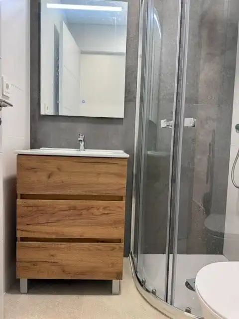Baño de Estudio de alquiler en Murcia con Aire acondicionado y Amueblado