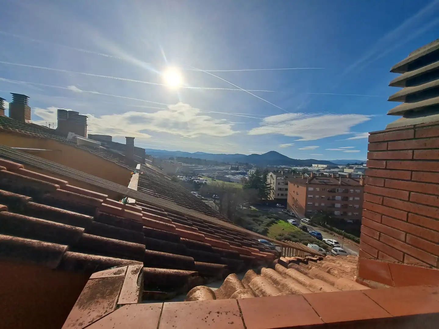 Vista exterior de Dúplex en venda en Rubí amb Aire condicionat, Calefacció i Terrassa