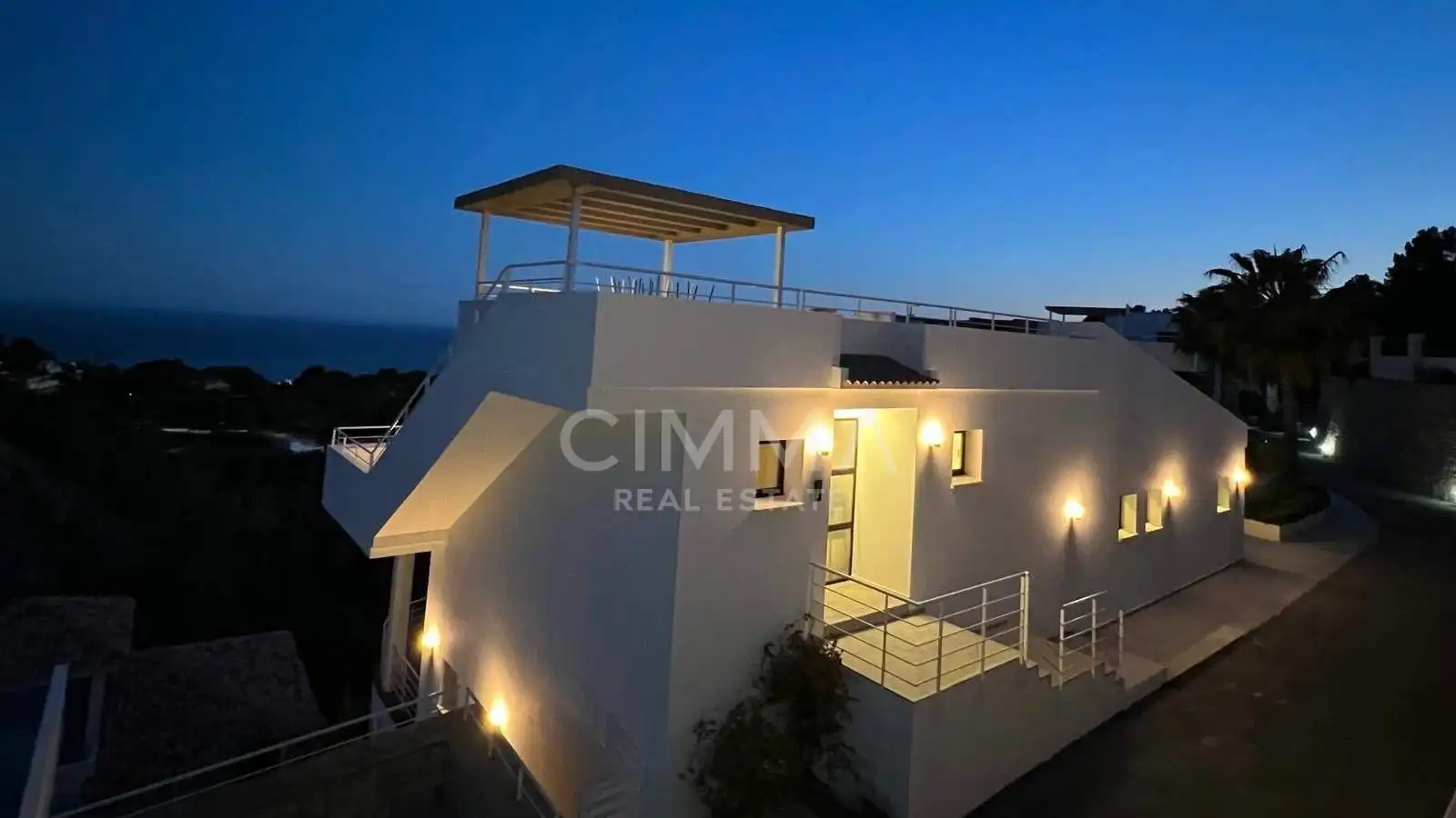 Vista exterior de Casa o chalet en venta en Altea con Calefacción y Piscina