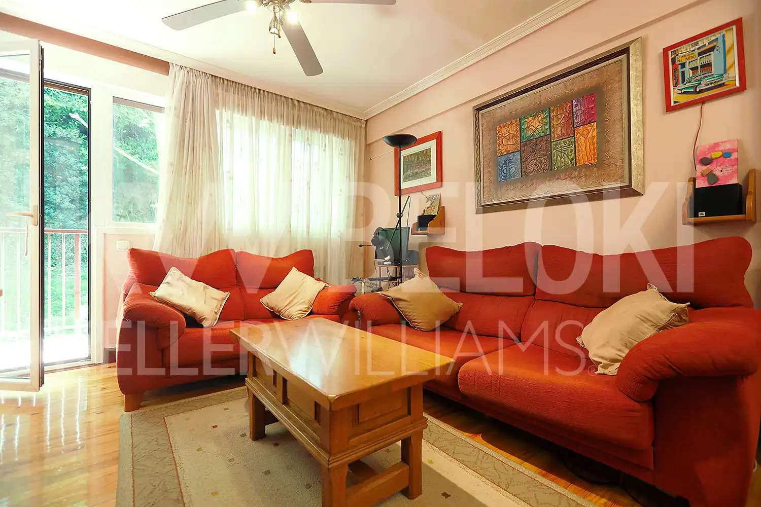 Sala de estar de Piso en venta en Donostia - San Sebastián  con Calefacción, Terraza y Balcón