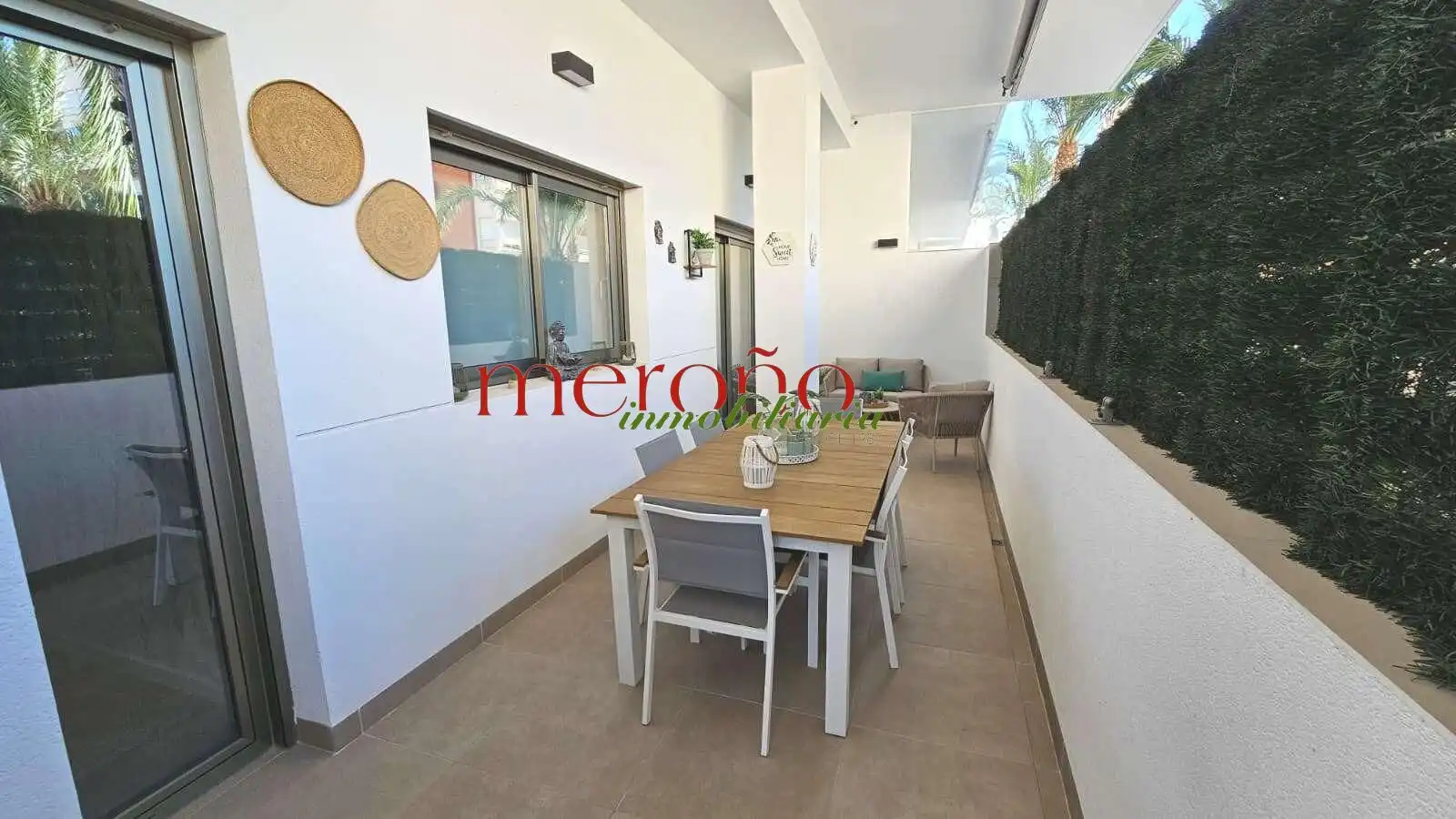Terraza de Planta baja en venta en Elche / Elx con Aire acondicionado, Terraza y Piscina comunitaria