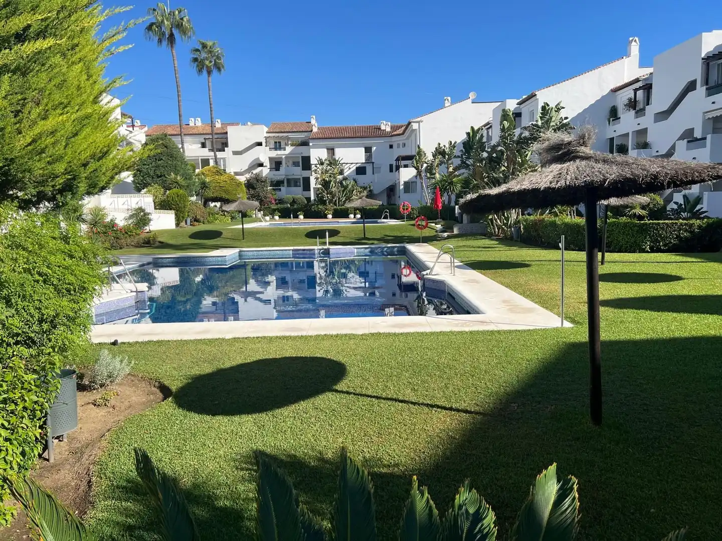 Garten von Maisonette zum Verkauf in Estepona mit Klimaanlage, Terrasse und Abstellraum