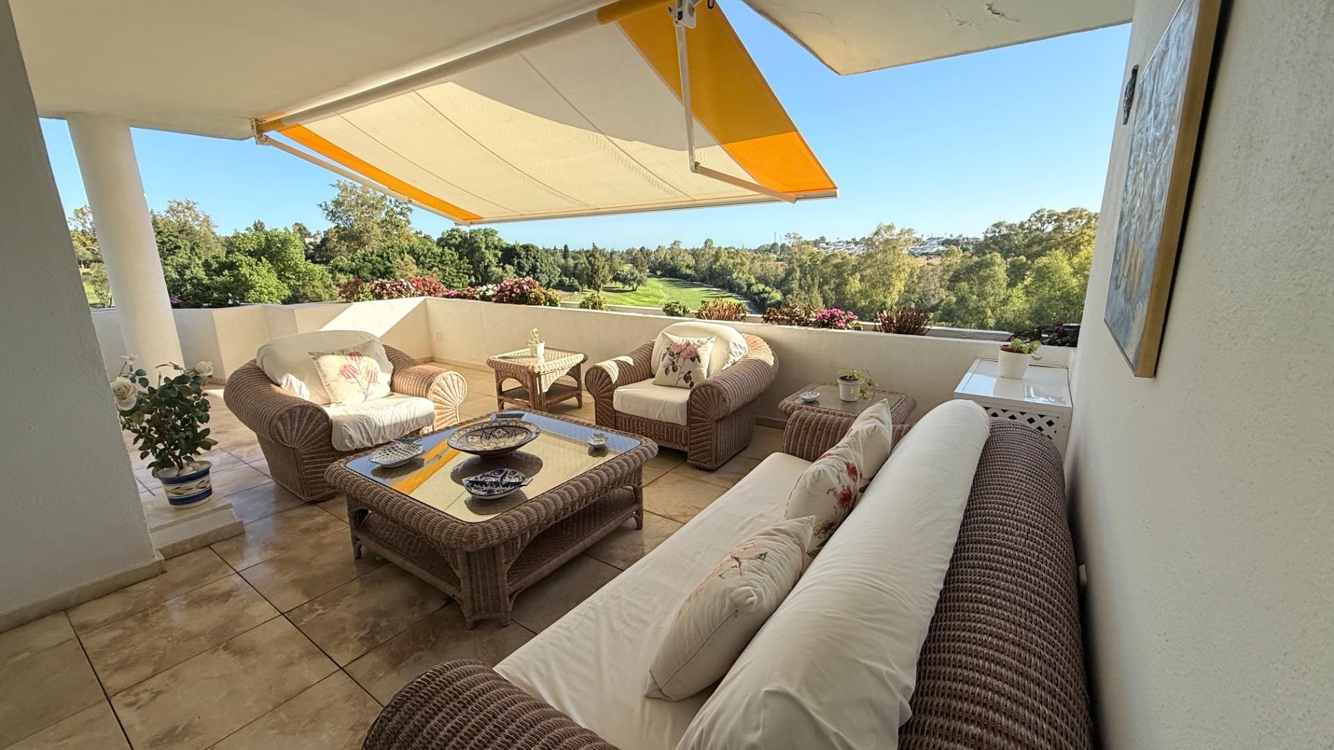 Terrace of Flat for sale in Marbella  with Air Conditioner, Private garden and Terrace