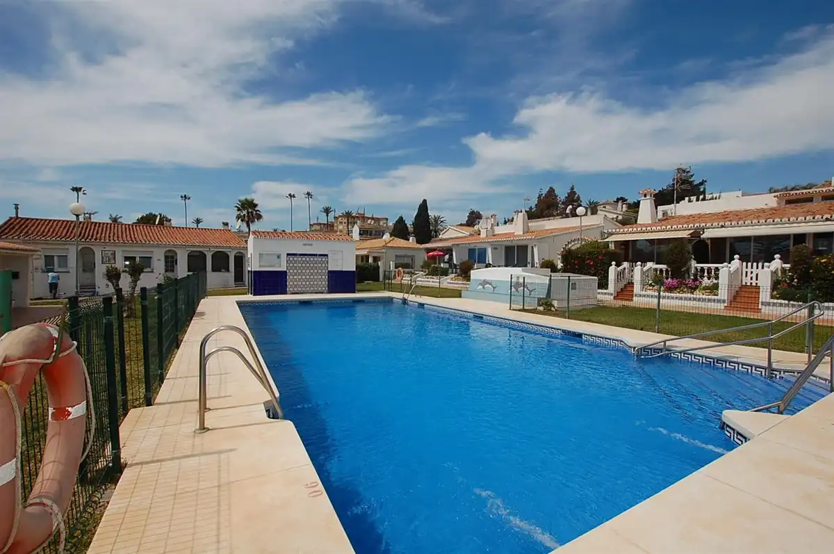 Piscina de Casa o xalet en venda en Mijas amb Aire condicionat, Jardí privat i Piscina