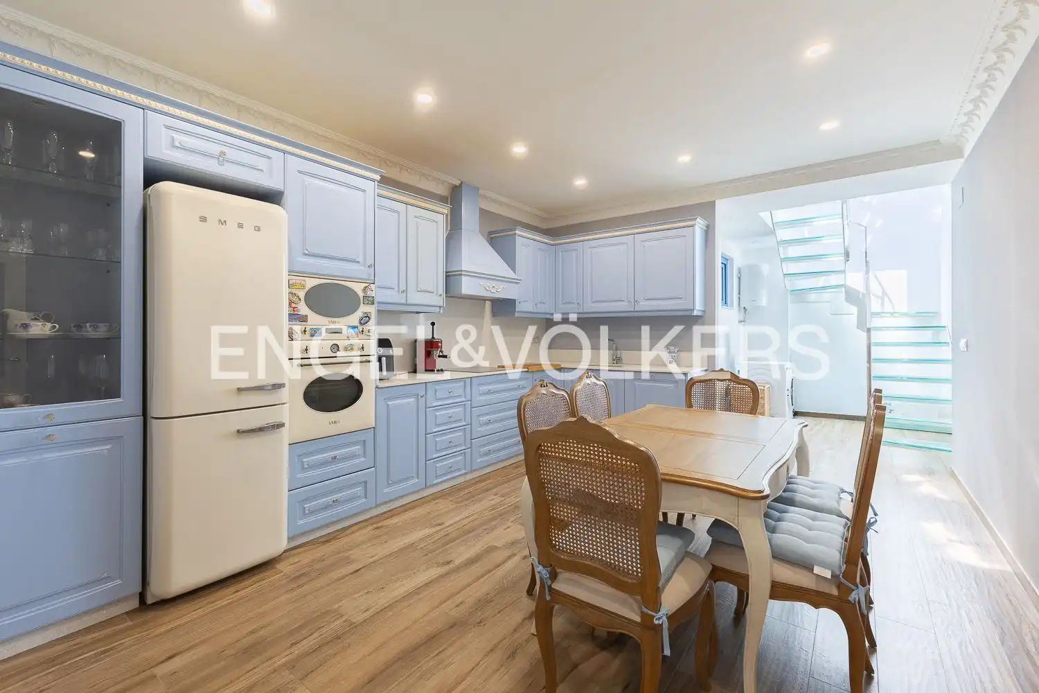 Cocina de Casa adosada en venta en Valencia con Aire acondicionado, Calefacción y Parquet