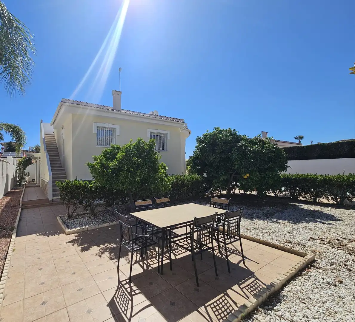 Vista exterior de Casa o chalet en venta en Rojales con Aire acondicionado, Jardín privado y Terraza