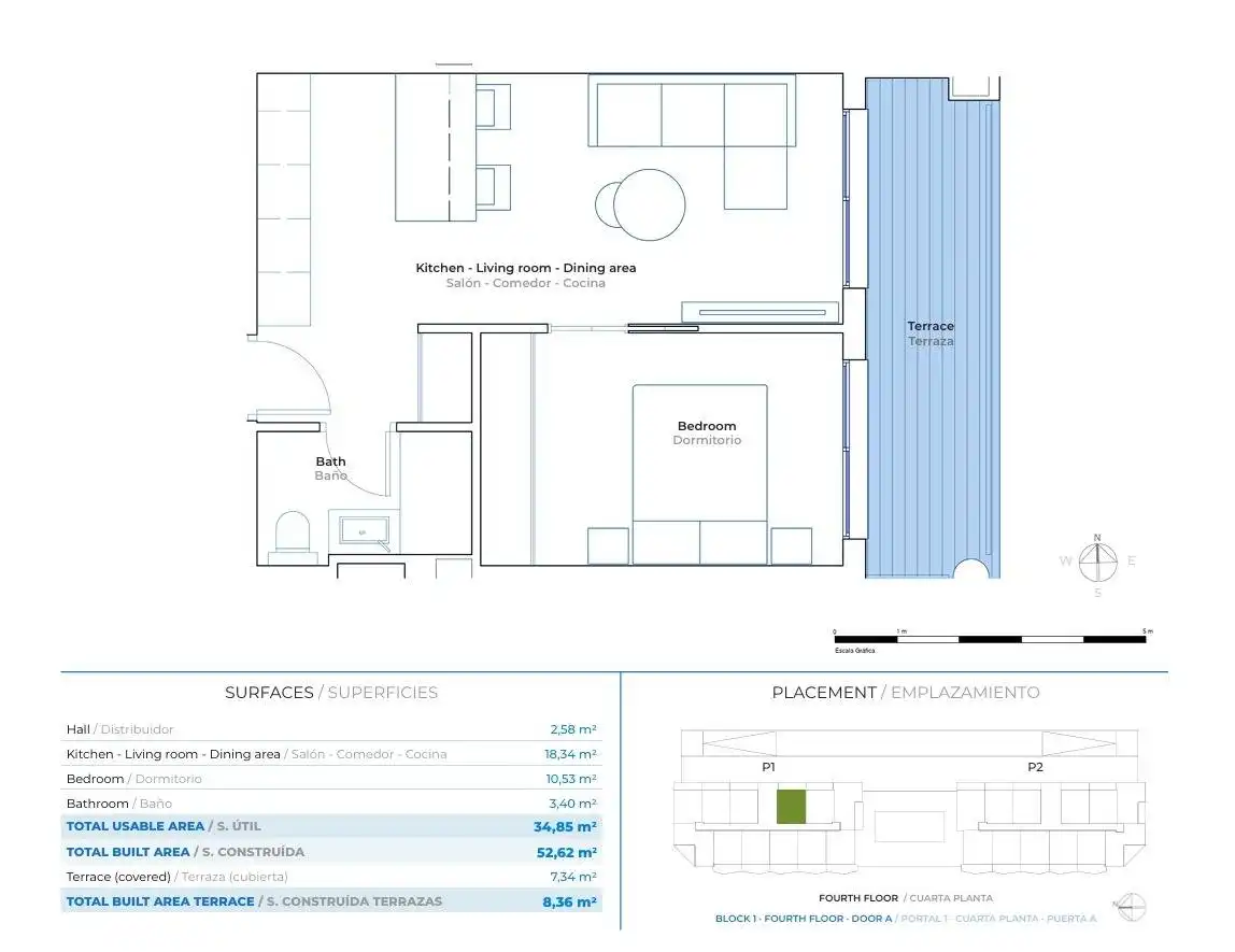 Apartament amb terrassa en venda a Calle Calle Gaucín, imagen 9