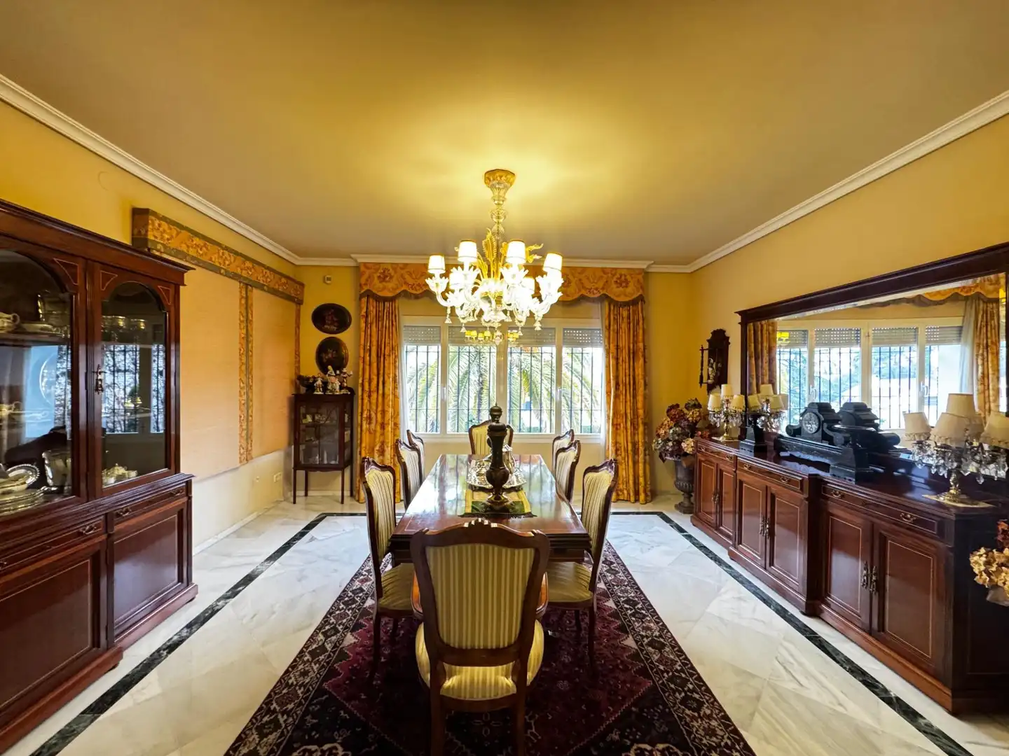 Dining room of Houses for sale in Córdoba  with Air Conditioner, Private garden and Terrace