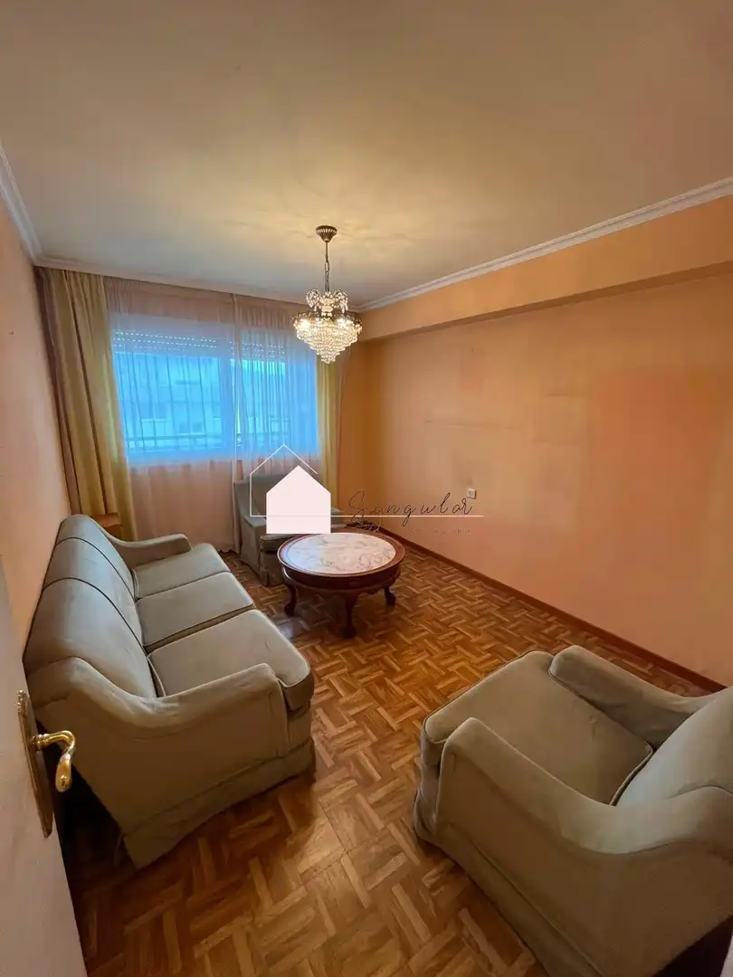 Sala de estar de Piso en venta en Vigo  con Trastero