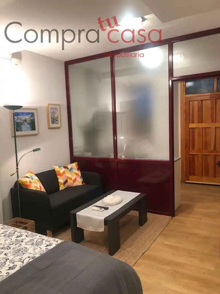 Sala de estar de Estudio de alquiler en Segovia Capital con Aire acondicionado y Calefacción