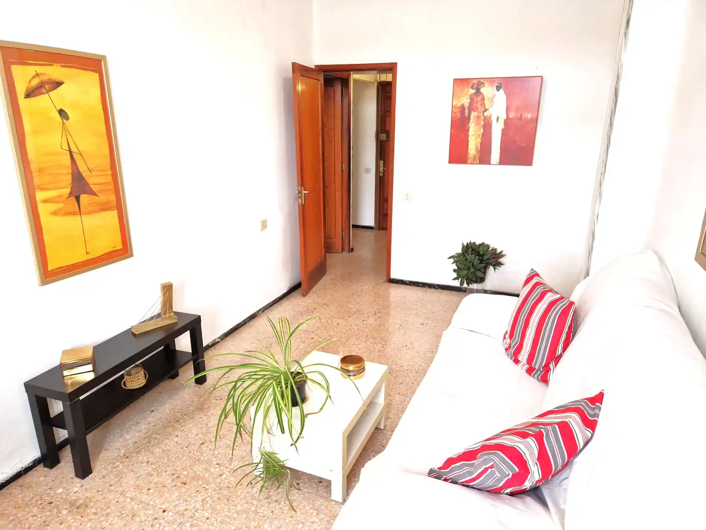 Sala de estar de Piso en venta en Las Palmas de Gran Canaria con Balcón y Internet