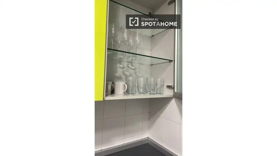 Kitchen of Flat for rent in Madrid  with Air Conditioner, Heating and Furnished