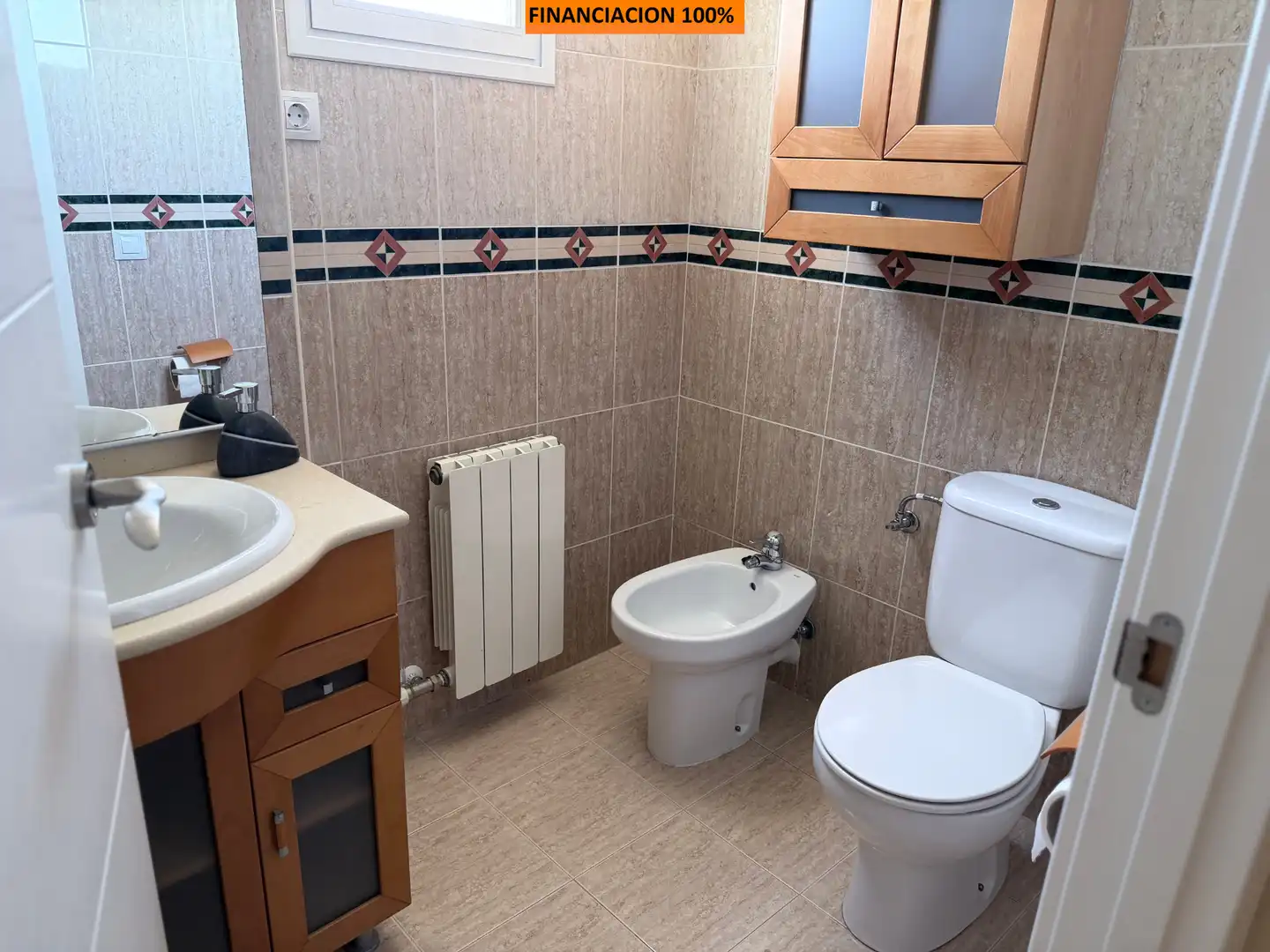 Badezimmer von Wohnung zum Verkauf in Zaragoza mit Klimaanlage, Heizung und Terrasse