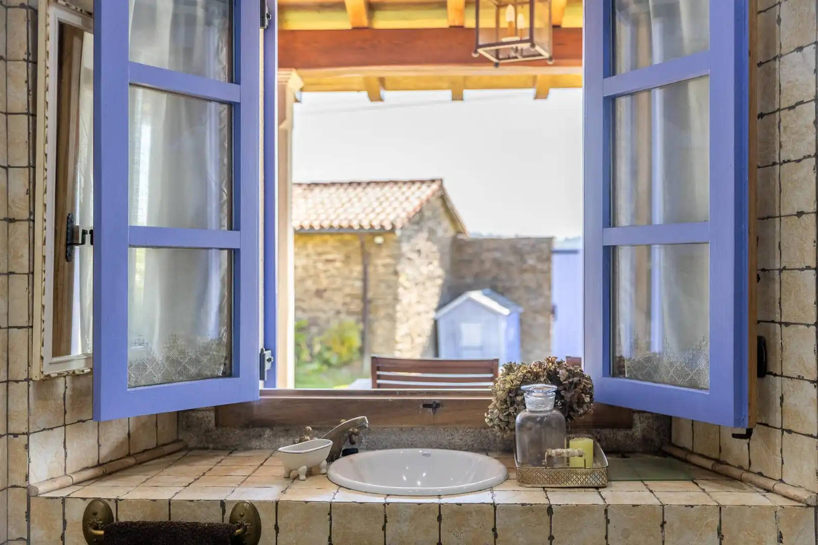 Terraza de Casa o chalet en venta en O Pino  con Calefacción, Jardín privado y Terraza