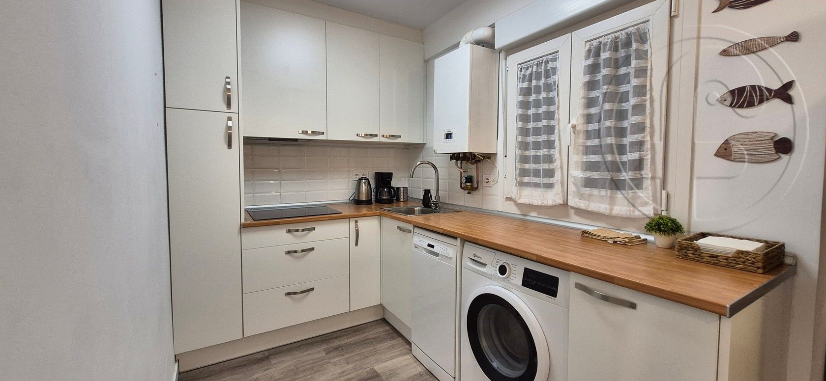 Cocina de Piso de alquiler en Santander con Calefacción, Amueblado y Horno