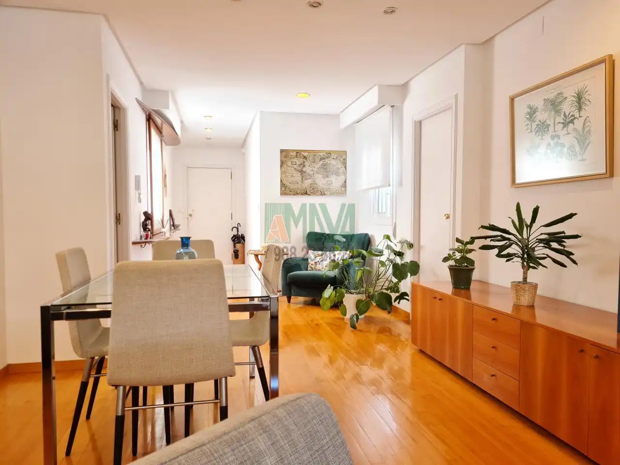 Sala de estar de Apartamento de alquiler en Ourense Capital  con Calefacción y Amueblado