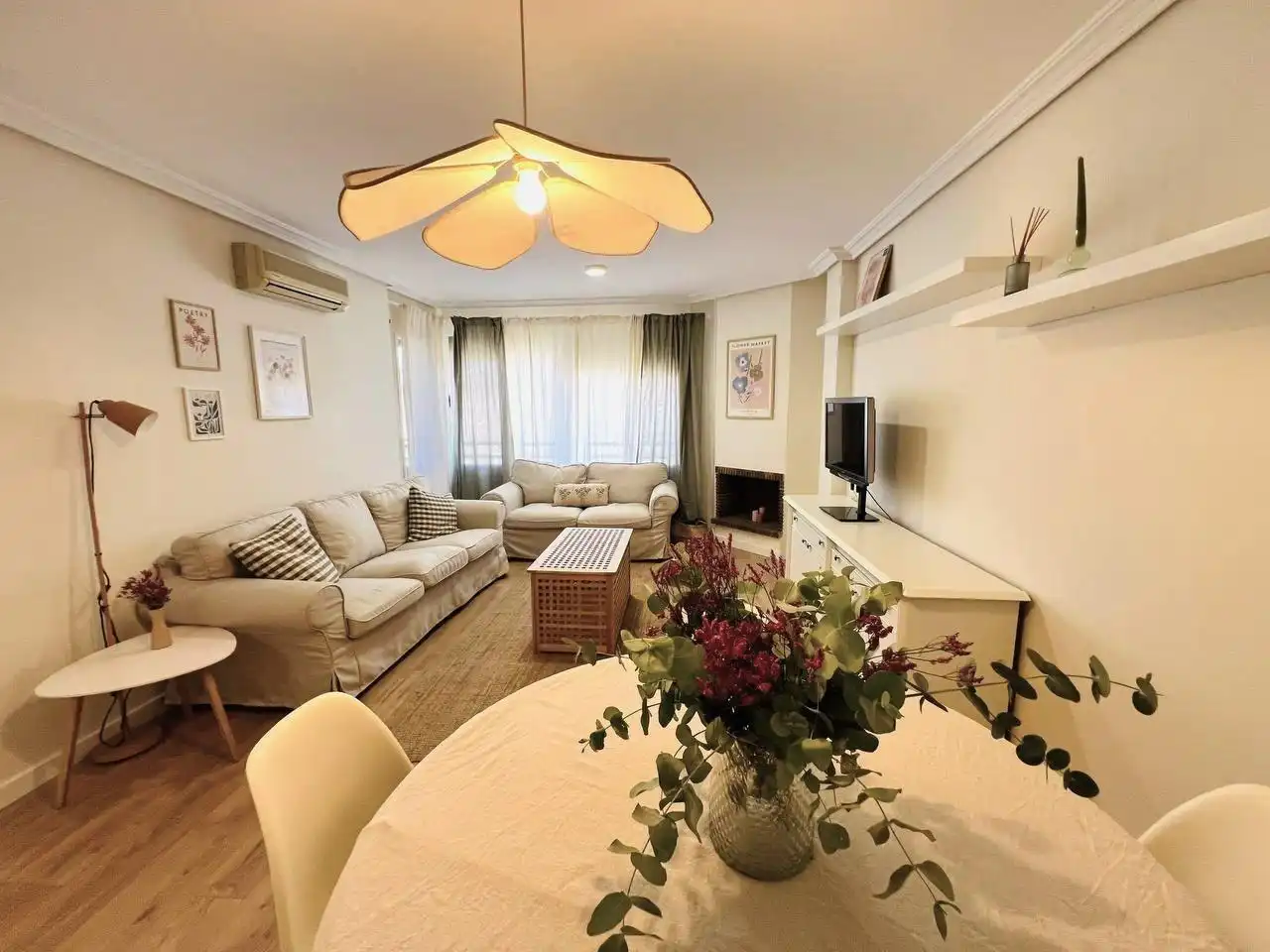Sala de estar de Piso en venta en Alicante / Alacant con Aire acondicionado, Calefacción y Terraza